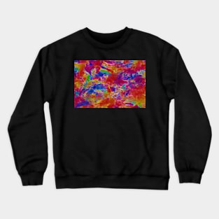 Colourful Random abstract background pattern Crewneck Sweatshirt